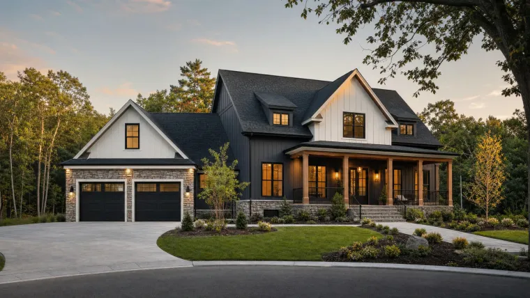 Lake House Design Visualization exterior